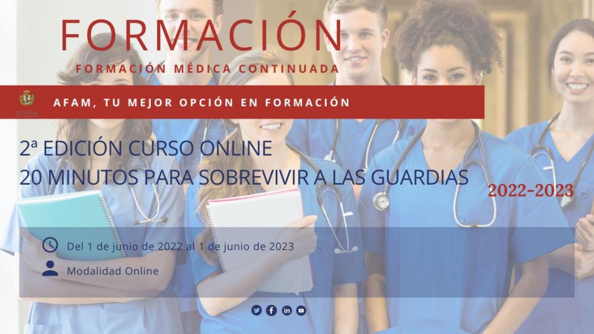 2º EDICIÓN - Curso Online de Formación 20 Minutos para sobrevivir en las Guardias