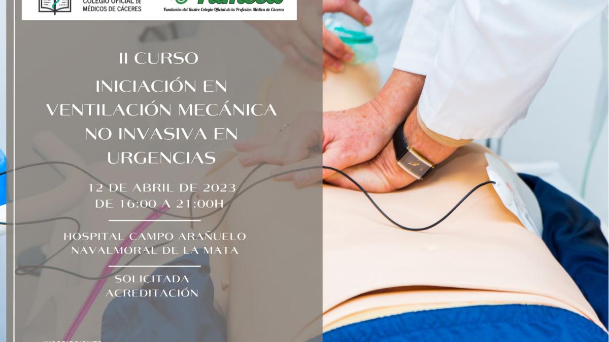 Curso de Iniciación en Ventilación Mecánica no Invasiva en Urgencias