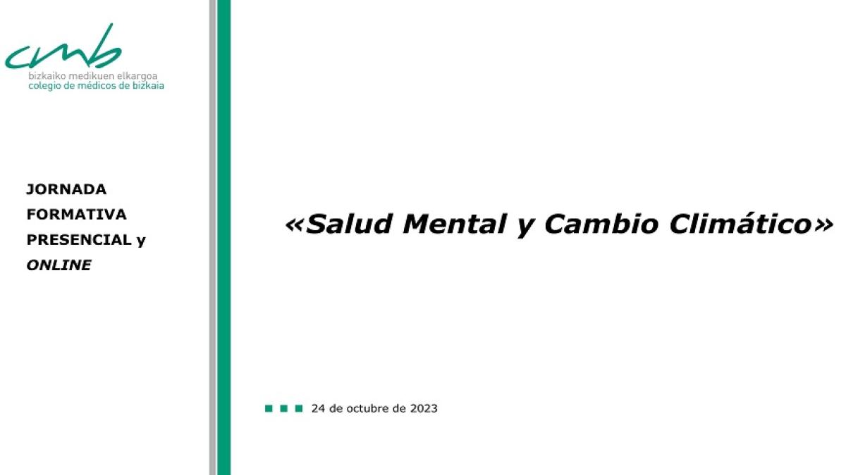«Salud Mental y Cambio Climático»