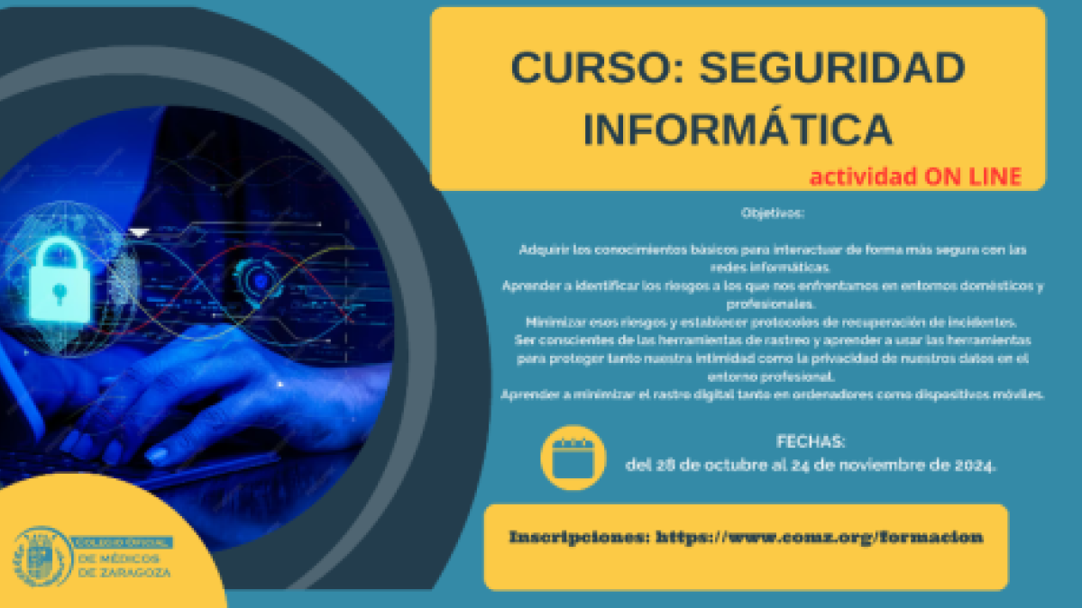 cartel difusión Seguridad Informática
