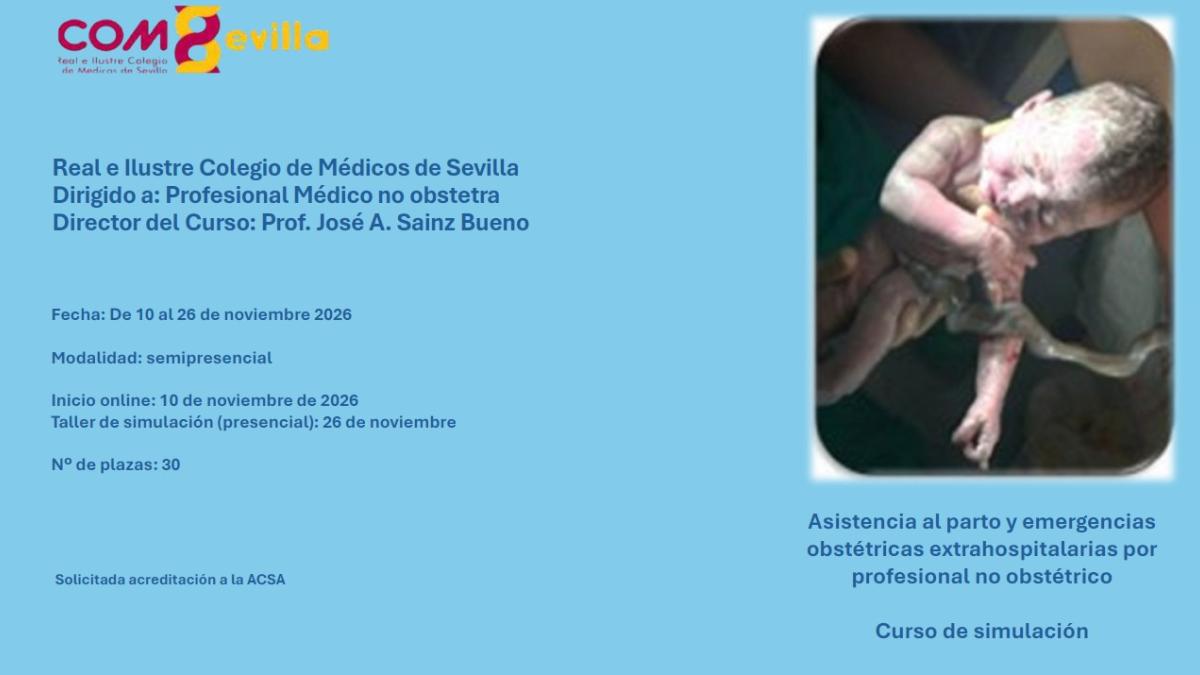 Curso «Asistencia al parto y emergencias obstétricas extrahospitalarias por profesional no obstétrico»