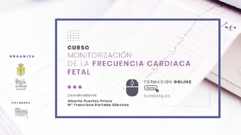 Cartel del curso Monitorización de la Frecuencia Cardíaca Fetal