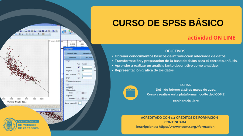 cartel difusión curso SPSS Básico