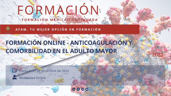 Formación Online Anticoagulación y Comorbilidad en el Adulto Mayor