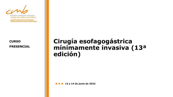 Cirugía esofagogástrica 