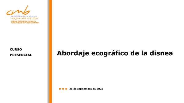 Abordaje ecográfico de la disnea