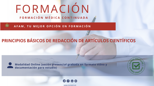 Formación Online - Principios Básicos de Redacción de Artículos Científicos